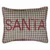 Weston Felt Button Santa Pillow 14x18" Filled - Primitive Star Quilt Shop - 1