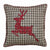 Weston Felt Button Reindeer Pillow 16" Filled