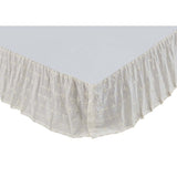 Willow Creme Bed Skirt in 3 SIZES - Primitive Star Quilt Shop - 1