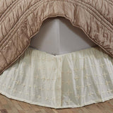 Willow Creme Bed Skirt in 3 SIZES - Primitive Star Quilt Shop - 2