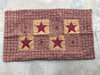 Vintage Star Wine Quilted Standard Sham 20x26"