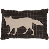 Wyatt Fox Applique Pillow 14x22" Filled