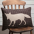 Wyatt Fox Applique Pillow 14x22" Filled